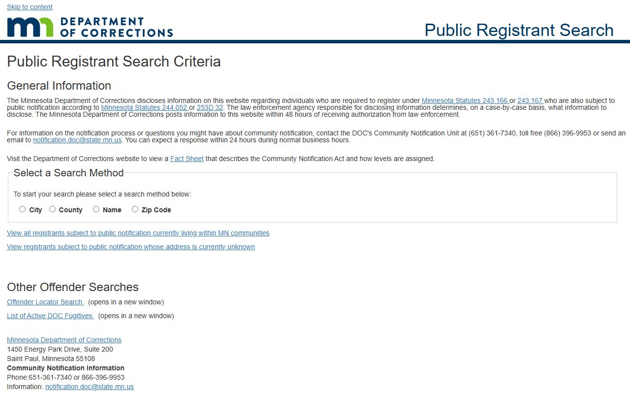 Kandiyohi County inmate records public registrant search